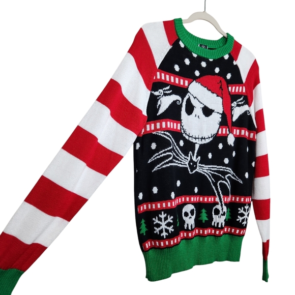 Disney The Nightmare Before Christmas Jack Skelton Ugly Sweater Women's Small - Picture 2 of 7